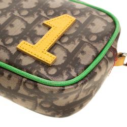 مملوكة مسبقًا حقيبة كتف ديور راستا كانفاس مقوى متعددة الألوان