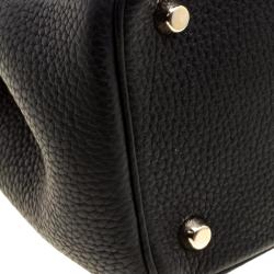Pre Owned Dior Black Leather Small Be Dior Flap Bag