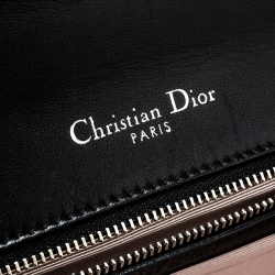 Pre Owned Dior Black Leather Medium Diorama Flap Shoulder Bag