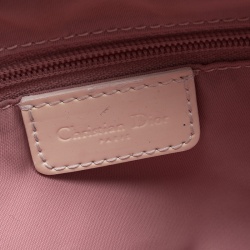 Dior Pink Monogram Canvas Girly Boston Bag