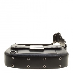 Pre Owned Dior Black Leather Shoulder Bag