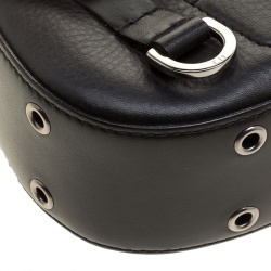 Pre Owned Dior Black Leather Shoulder Bag