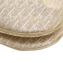 Pre Owned حقيبة كلتش ديور صغيرة كانفاس ديوريسيمو ذهبية