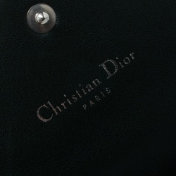 Pre Owned Dior Dark Green/Turquoise Leather Diorissimo Continental Wallet