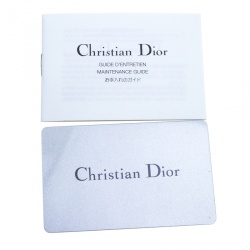 Pre Owned حقيبة يد ديور شوبر ديوريسيمو كبيرة جلد حُبيبي أزرق داكن