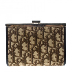 مملوكة مسبقًا حقيبة كلتش ديور كانفاس ديوريسيمو بيد/ صفراء