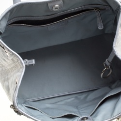 مملوكة مسبقًا Dior Silver Coated Canvas Medium Panarea Shopper Tote