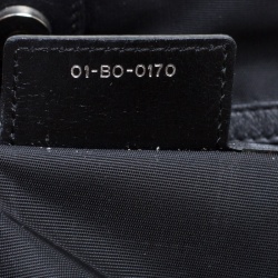 Pre Owned Dior Black Coated Canvas Small Panarea Tote