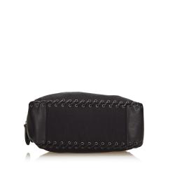 Dior Black Canvas/Leather Oblique Lovely Satchel Bag