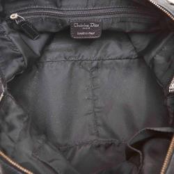 Dior Black Canvas/Leather Oblique Lovely Satchel Bag