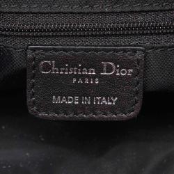 Dior Black Canvas/Leather Oblique Lovely Satchel Bag