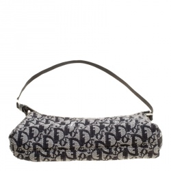 Pre Owned حقيبة يد صغيرة ديور كانفاس ديوريسيمو سوداء/ رمادية