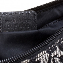 Pre Owned حقيبة يد صغيرة ديور كانفاس ديوريسيمو سوداء/ رمادية