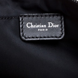 Pre Owned حقيبة يد صغيرة ديور كانفاس ديوريسيمو سوداء/ رمادية