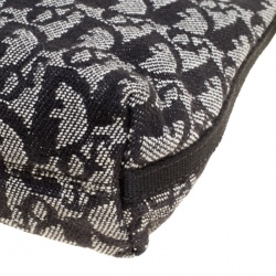 Pre Owned حقيبة يد صغيرة ديور كانفاس ديوريسيمو سوداء/ رمادية