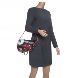 Pre Owned Dior Multicolor Coated Fabric Hardcore Saddle Bag