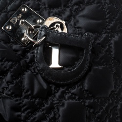 Pre Owned حقيبة ديور لافلي نايلون كاناج سوداء