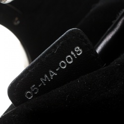 Pre Owned حقيبة ديور شعر عجل طباعة حيوان بيضاء/ سوداء