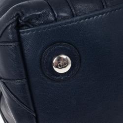 مملوكة مسبقًا Dior Navy Lambskin Leather Le 30 Cannage Tote