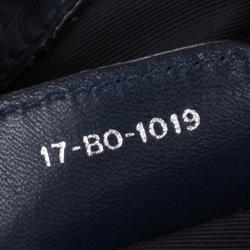 مملوكة مسبقًا Dior Navy Lambskin Leather Le 30 Cannage Tote