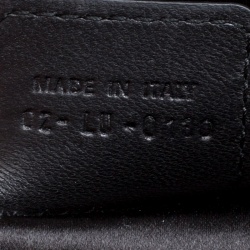 مملوكة مسبقًا Dior Black Cannage Quilted Crystal Satin Clutch