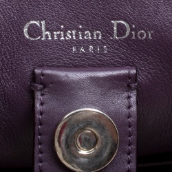 Pre Owned Dior Nude Leather Large Diorissimo Shopper Top Handle Bag