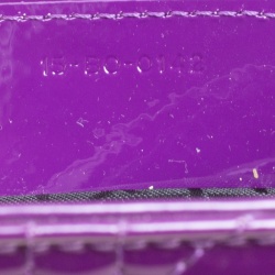 مملوكة مسبقًا Dior Purple Patent Leather Large Lady Dior Tote