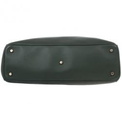 مملوكة مسبقًا Dior Large Green Smooth Calfskin Diorissimo Bag