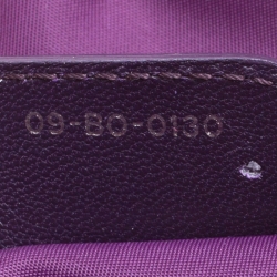 مملوكة مسبقًا Dior Purple Cannage Nylon Satchel