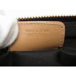 Pre Owned Dior Brown Canvas Saddle Bag