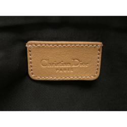 Pre Owned Dior Brown Canvas Saddle Bag