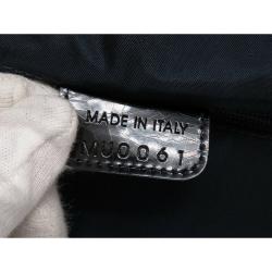 Pre Owned Dior Two Tone Denim and Canvas Miss Diorella Messenger Bag