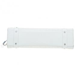 مملوكة مسبقًا Dior White Leather Lady Dior East/West Satchel