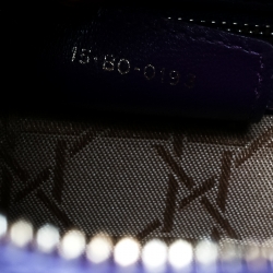 Pre Owned حقيبة يد ديور ليدي ديور كبيرة جلد سوداء