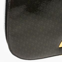 Pre Owned Christian Dior Patent Monogram "Maris Pearl" Shoulder Bag