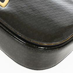 Pre Owned Christian Dior Patent Monogram "Maris Pearl" Shoulder Bag