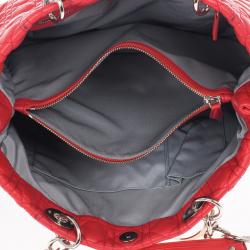 مملوكة مسبقًا Dior Soft Bright Pink Cannage Lady Dior Shopper Tote