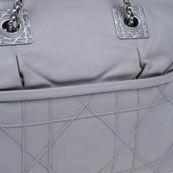 مملوكة مسبقًا حقيبة توت ديور رمادي جلد خروف كاناج جرانفيل روابط سلسلة