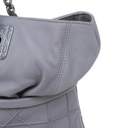 مملوكة مسبقًا حقيبة توت ديور رمادي جلد خروف كاناج جرانفيل روابط سلسلة