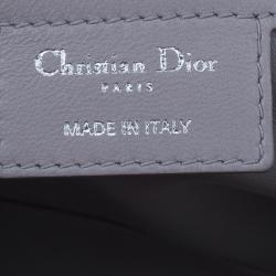 مملوكة مسبقًا حقيبة توت ديور رمادي جلد خروف كاناج جرانفيل روابط سلسلة