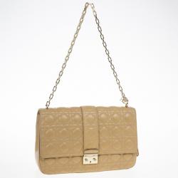 Pre Owned Dior Beige Miss Dior Large Bag