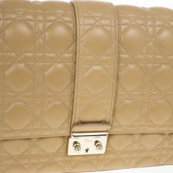 Pre Owned Dior Beige Miss Dior Large Bag