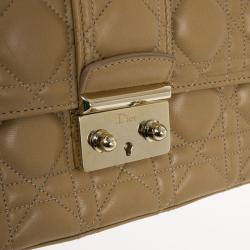 Pre Owned Dior Beige Miss Dior Large Bag