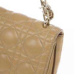 Pre Owned Dior Beige Miss Dior Large Bag