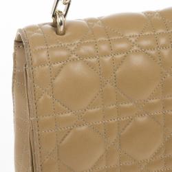 Pre Owned Dior Beige Miss Dior Large Bag