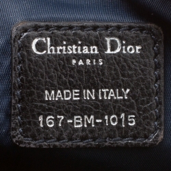 Pre Owned Dior Blue/Orange Diorissimo Canvas Flight Shouder Bag