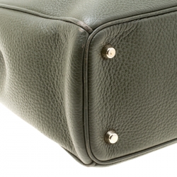 Pre Owned حقيبة يد ديور شوبر ديريسيمو كبيرة جلد بنفسجية