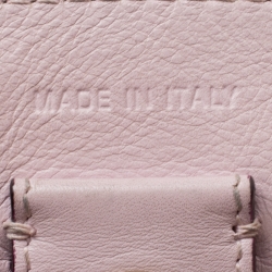 Pre Owned حقيبة يد ديور شوبر ديريسيمو كبيرة جلد بنفسجية