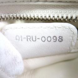 Pre Owned حقيبة ديور جلد أبيض كاناج كبيرة هوبو