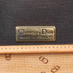 مملوكة مسبقًا Dior Black Oblique Canvas Clutch Bag